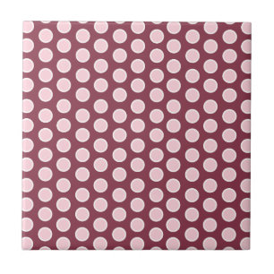 Raspberry pink tile