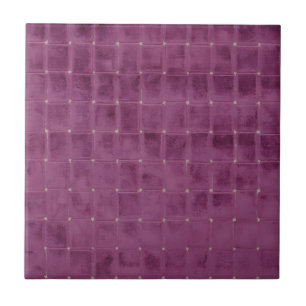 raspberry purple checkered tiles