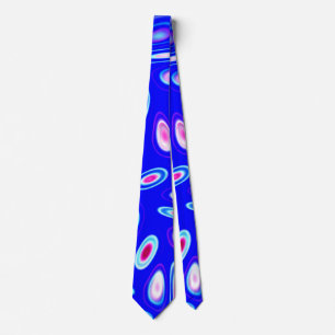 Raspberry reflections tie
