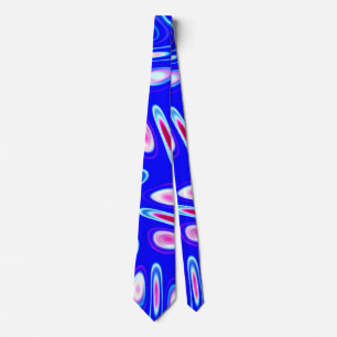 Raspberry reflections tie
