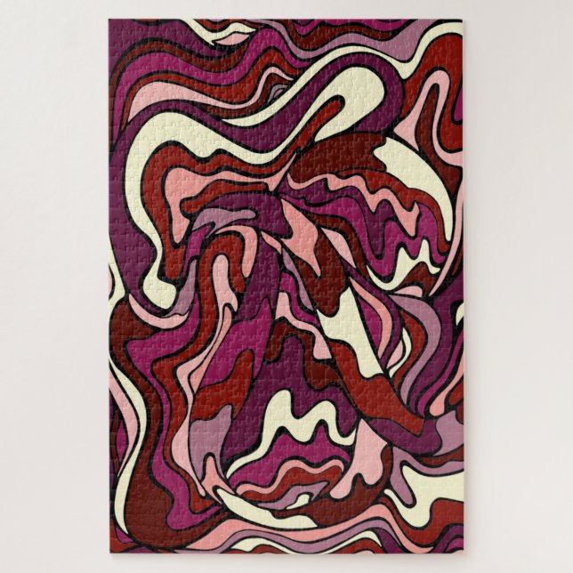 Raspberry Ripple Jigsaw Puzzle (Vertical)