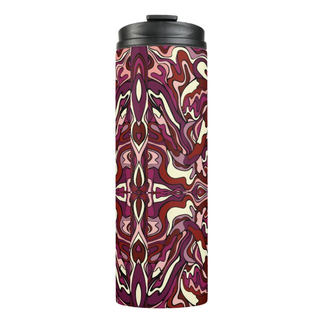 Raspberry Ripple Thermal Tumbler (Front)
