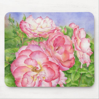 Raspberry Ruffles Mouse Mat