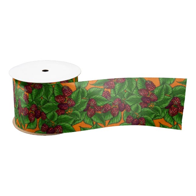 Raspberry Satin Ribbon (Spool)