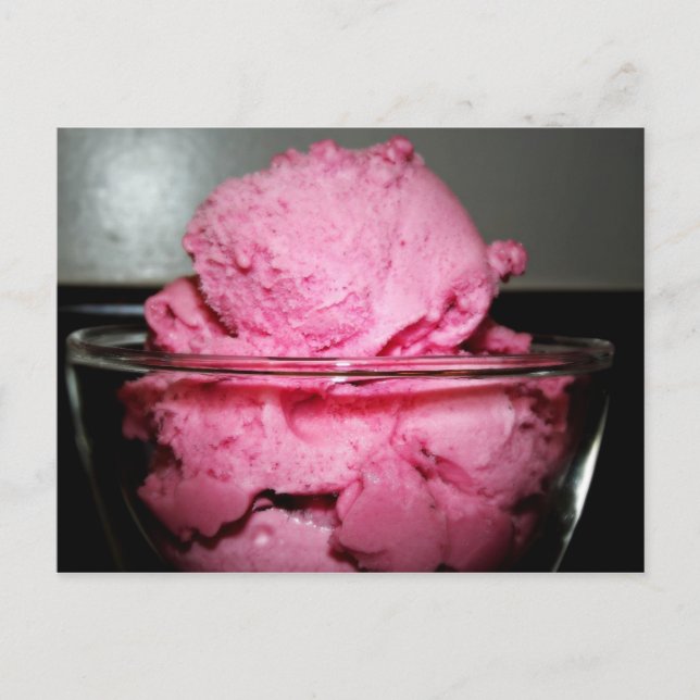 Raspberry Sherbet Postcard (Front)