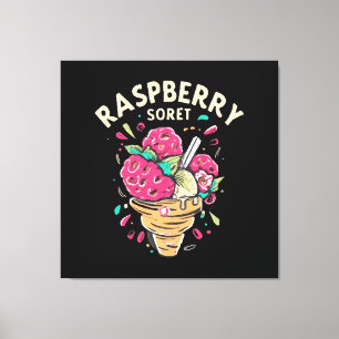 Raspberry Sorbet Canvas Print