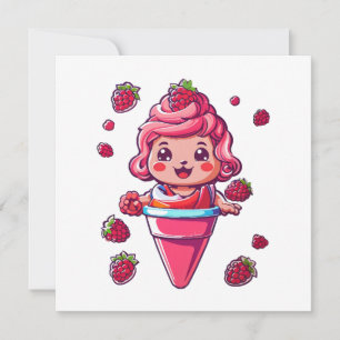 Raspberry sorbet Kawaii