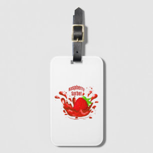 Raspberry Sorbet Luggage Tag