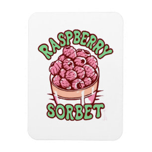 Raspberry Sorbet Magnet