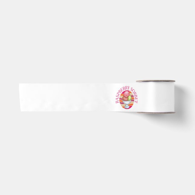Raspberry Sorbet Satin Ribbon (Front)