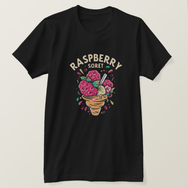 Raspberry Sorbet  T-Shirt (Design Front)