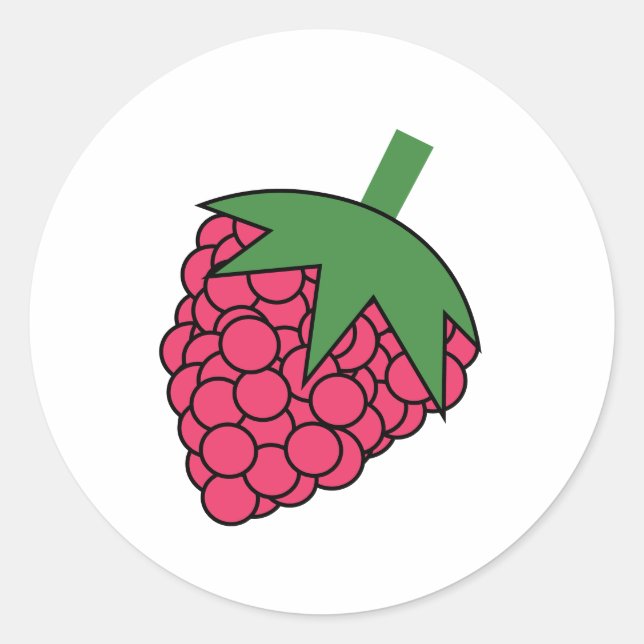 raspberry sticker (Front)