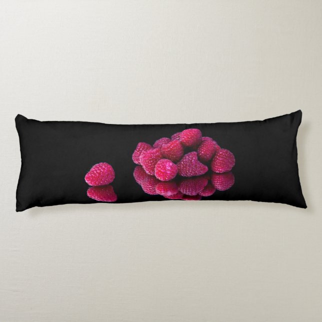 Raspberry Still Life Body Cushion (Back)