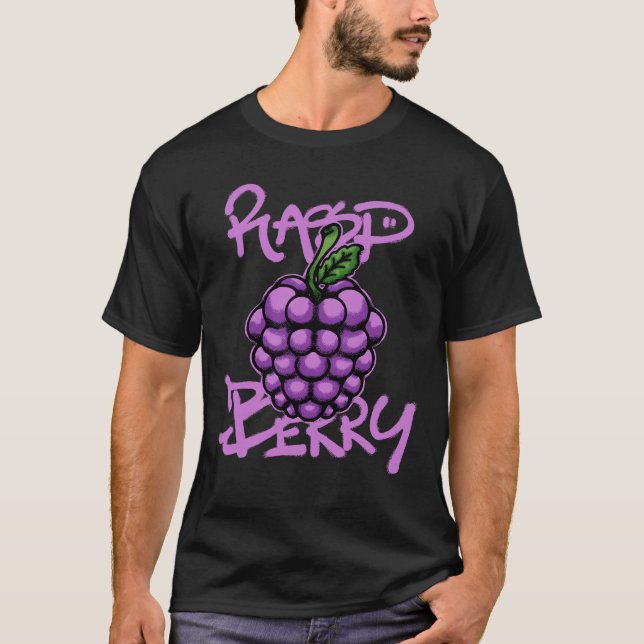 Raspberry streetwear T-Shirt (Front)
