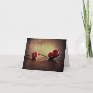 Raspberry Sunrise Blank Note Card