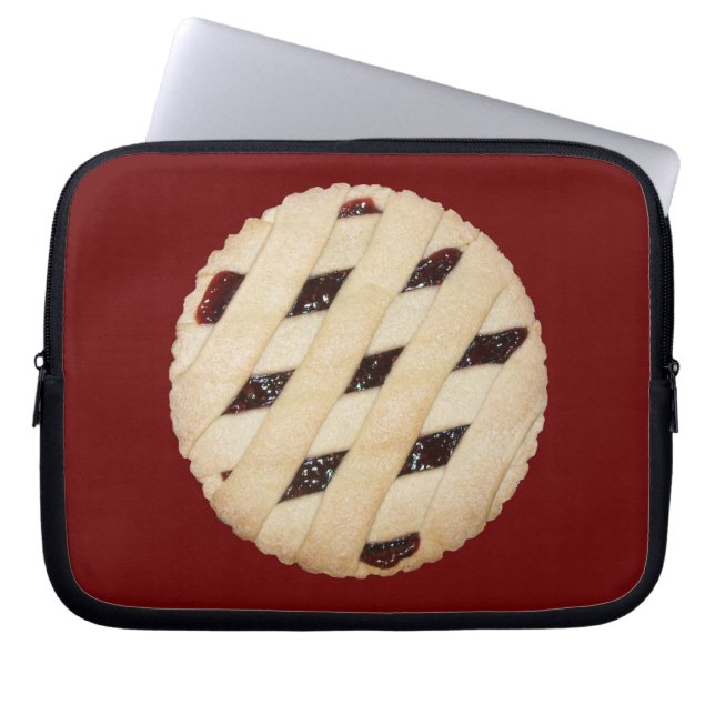 Raspberry Tart Laptop Sleeve (Front)