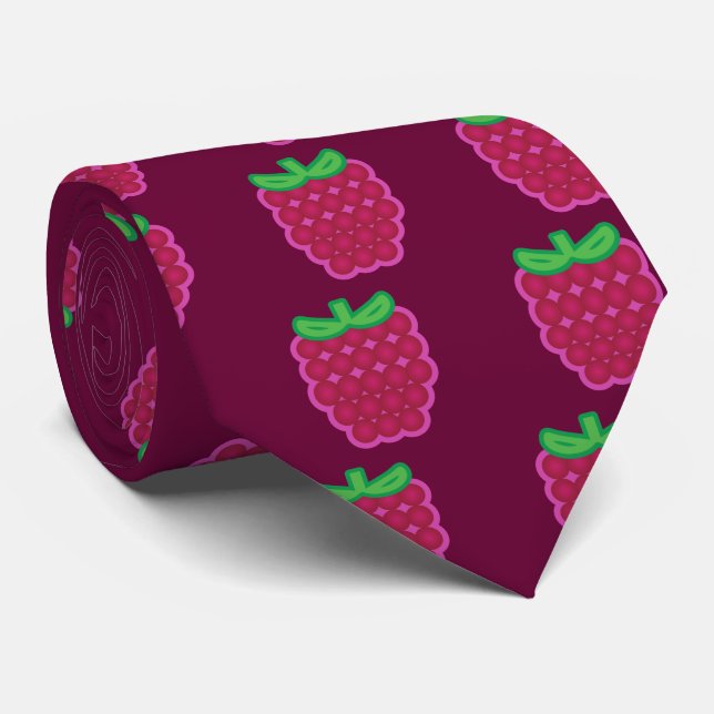 Raspberry Tie (Rolled)