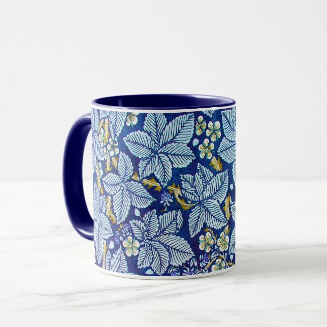 Raspberry Tree, William Morris Mug (Front Left)