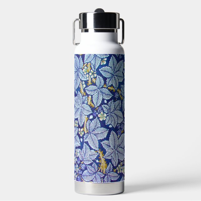 Raspberry Tree, William Morris Water Bottle (Front)