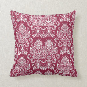 raspberry throw pillows