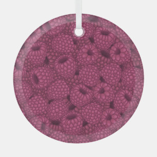 Raspberry Vintage: Sweet Wrap Design. Glass Tree Decoration