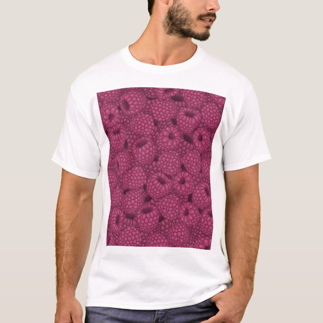 Raspberry Vintage: Sweet Wrap Design. T-Shirt (Front)