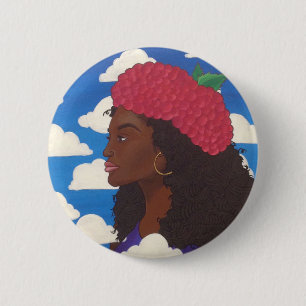 Raspbutton Beret 6 Cm Round Badge