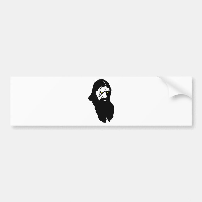 Rasputin--Black Bumper Sticker (Front)