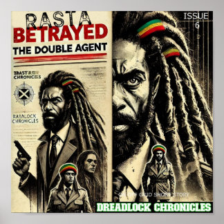 RASTA BETRAYED DREADLOCK CHRONICLES ISSUE 6 POSTER