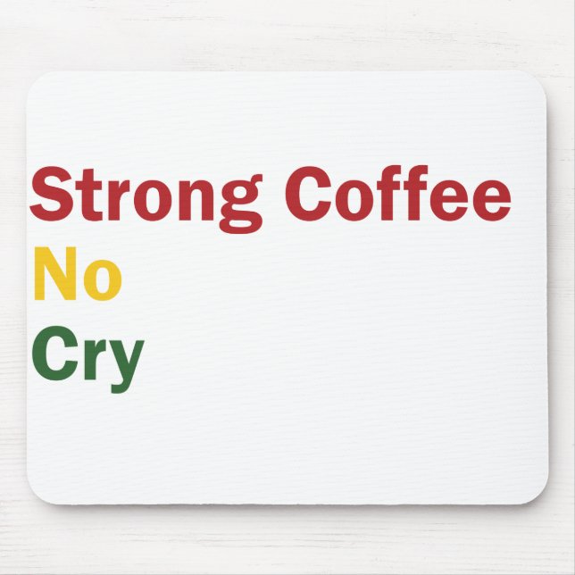 Rasta Coffee Mouse Mat (Front)