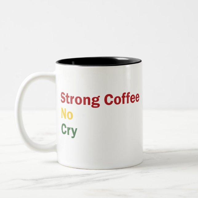 Rasta Coffee Two-Tone Coffee Mug (Left)