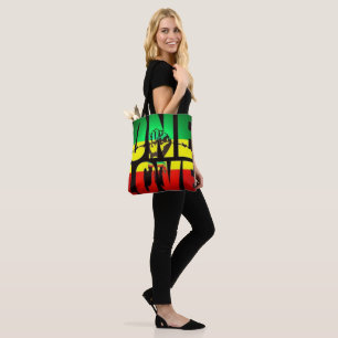 RASTA COLORS ONE LOVE TOTE BAG