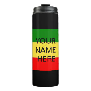 RASTA COLORS - Personalise Your Own Thermal Tumbler