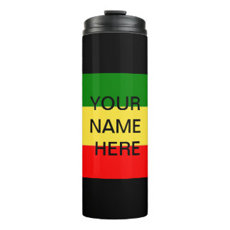 RASTA COLORS - Personalise Your Own Thermal Tumbler