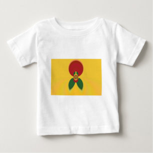Rasta Colours Abstract Art Print Baby T-Shirt