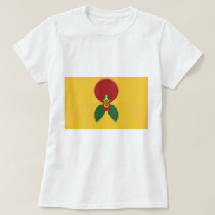 Rasta Colours Abstract Art Print T-Shirt
