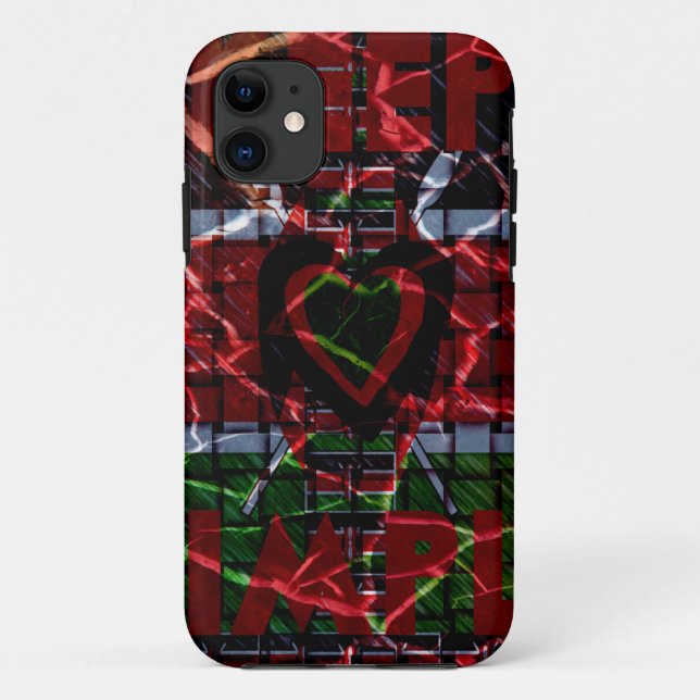 Rasta colours Case-Mate iPhone case (Back)