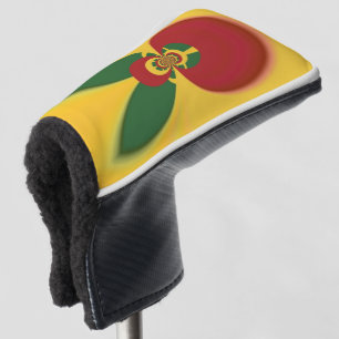 Rasta Colours Red Golden Green Golf Head Cover