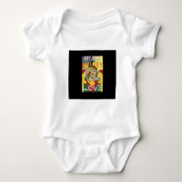 Rasta Colours Red Golden Green Hillary Art Print