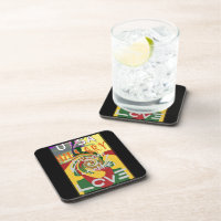 Rasta Colours Red Golden Green Hillary Art Print