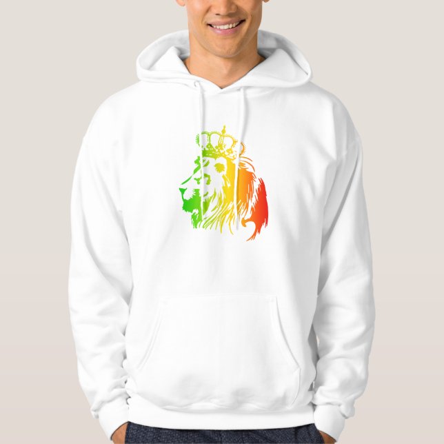 Rasta - Conquering Lion of Judah Hoodie (Front)