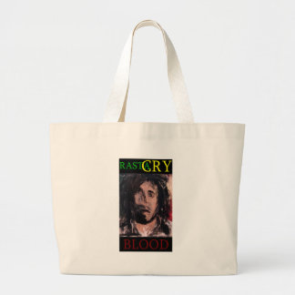 RASTA CRY BLOOD LARGE TOTE BAG