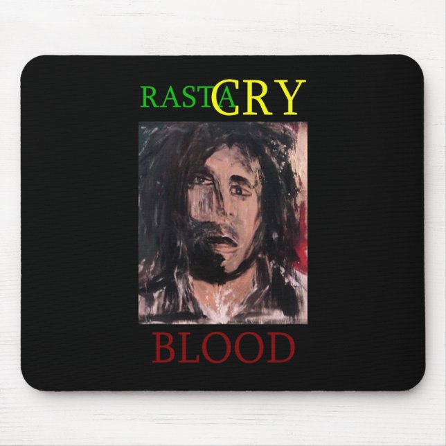 RASTA CRY BLOOD MOUSE MAT (Front)