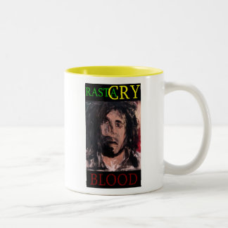 RASTA CRY BLOOD Two-Tone COFFEE MUG