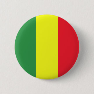 Rasta flag 6 cm round badge