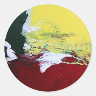 Rasta Flag Classic Round Sticker