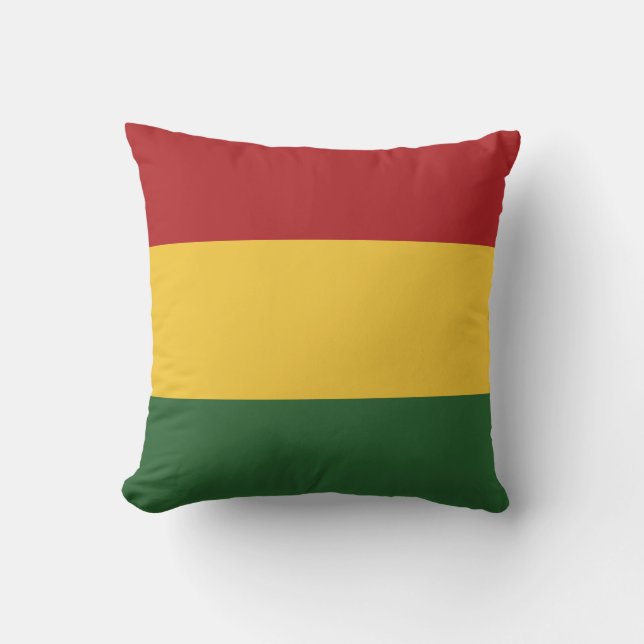 Rasta Flag Colours Cushion (Front)