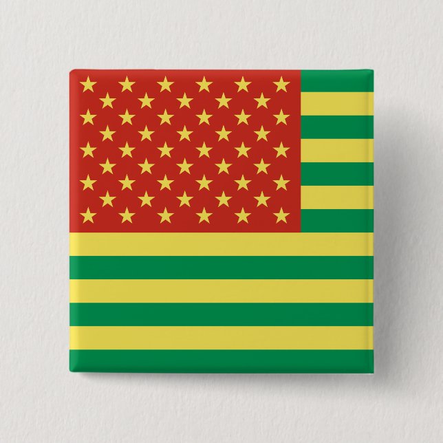 Rasta Flag US Badge (Front)