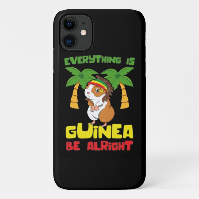 Rasta Guinea Pig Case-Mate iPhone Case (Back)