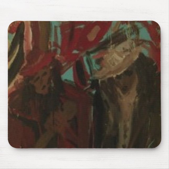 Rasta Guitarists Mouse Mat (Front)